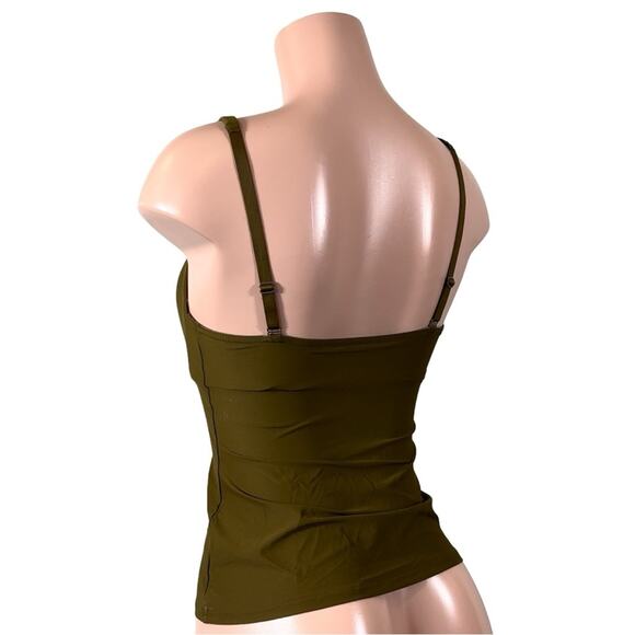 VICTORIAS SECRET BODY BY VICTORIA ARMY GREEN CAMI BRA 34D - Picture 5 of 12
